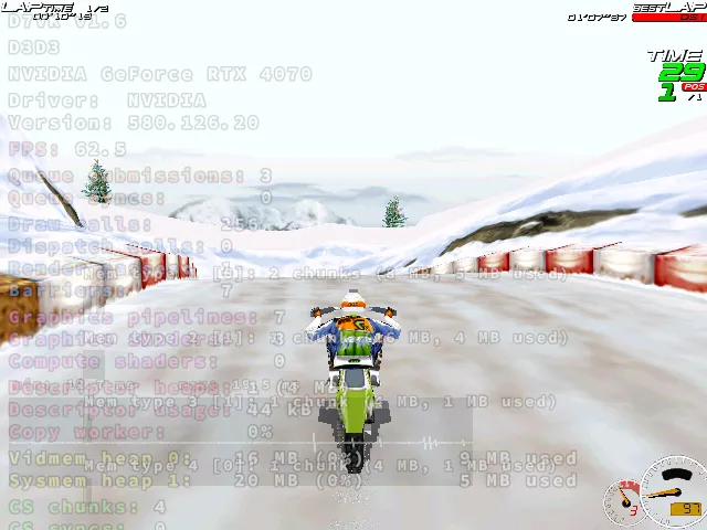 D7VK 1.6 全面改进了与 DXVK 的 D3D9 后端交互