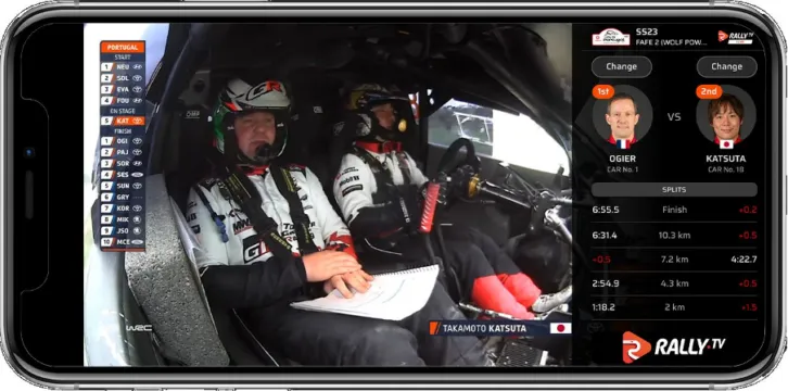 Rally.TV 与 Ease Live 沉浸式图形技术完美融合