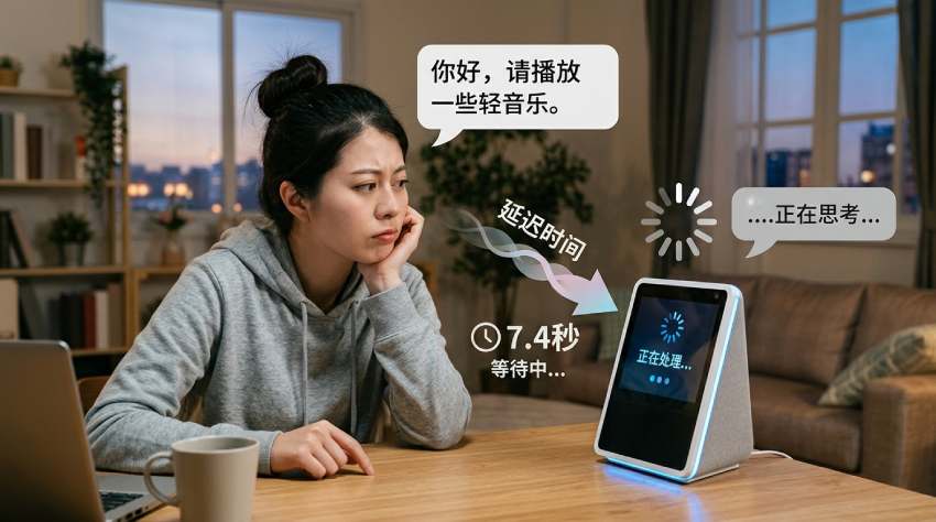 接入 AI 语音聊天机器人 API 时端到端延迟一直在 2 秒以上，有什么优化方向