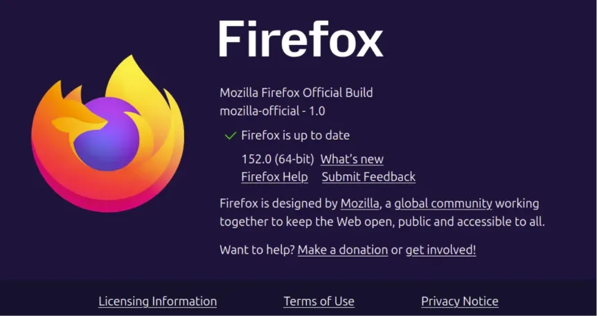 Firefox 152 现已发布，默认支持 JPEG-XL，并更新了设置界面