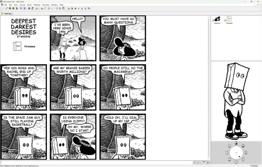 微软最新开源项目 Comic Chat 充满怀旧气息：漫画聊天室在 30 年后开源