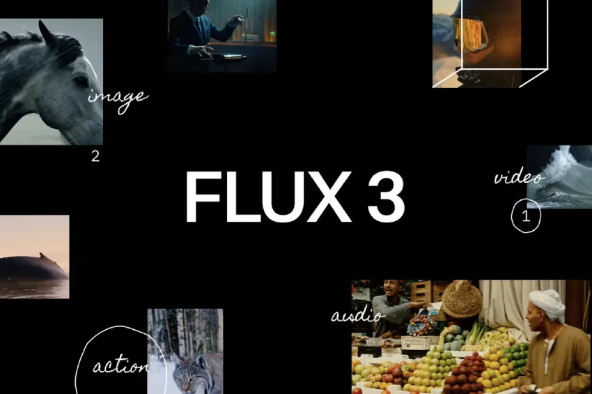 Black Forest Labs发布FLUX 3：用于图像、视频、音频和机器人动作预测的多模态流模型