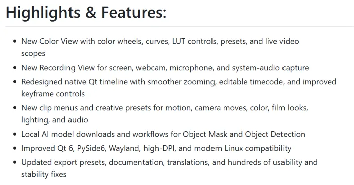 OpenShot 4.0 发布，将视频编辑器 UI 适配到 Qt6