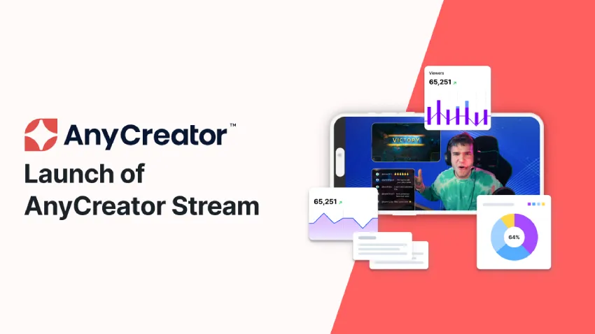 AnyMind Group 推出 AnyCreator Stream，助力创作者增长并变现直播受众
