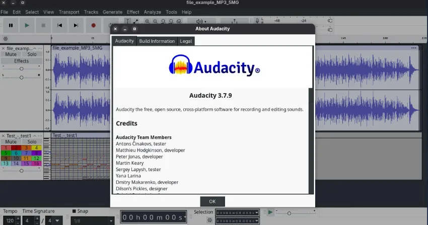 Audacity 3.7.9 开源音频编辑器发布，支持 FFmpeg 9