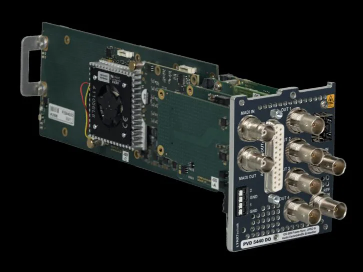 LYNX Technik 将帧同步、MADI/AES 音频集成到最新的多格式视频处理器中