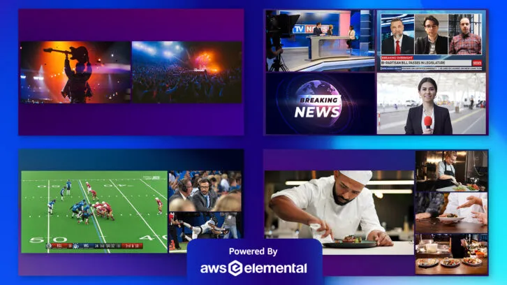 AWS 为 Elemental 添加了多画面和 AI 功能