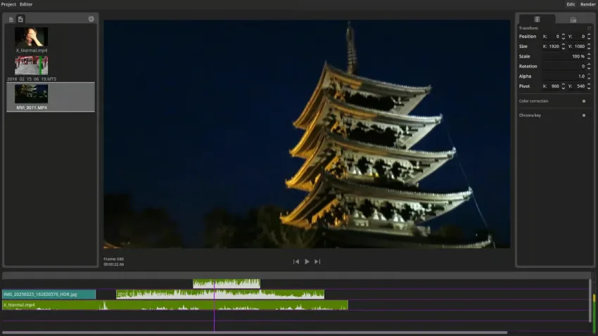 GoZen 0.14 视频编辑器进入 Beta 测试阶段，基于 Godot 和 FFmpeg 构建