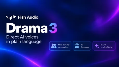 Fish Audio 发布 Drama 3：一款 35B 开放权重的 MoE 文本转语音模型