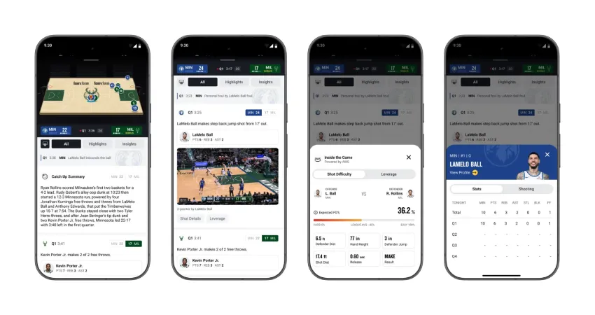 NBA App 新增 Game Pulse 与 AI 聊天功能，把球迷留在屏幕前