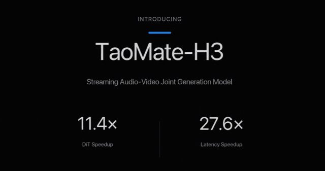 淘宝TaoMate-H3开源：三步生成「分钟级」音视频连续创作