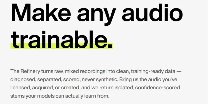 AudioShake 推出 The Refinery：把重叠对话转化为 AI 训练数据