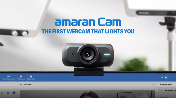 amaran 推出“首创”4K 自动打光网络摄像头，面向直播主播