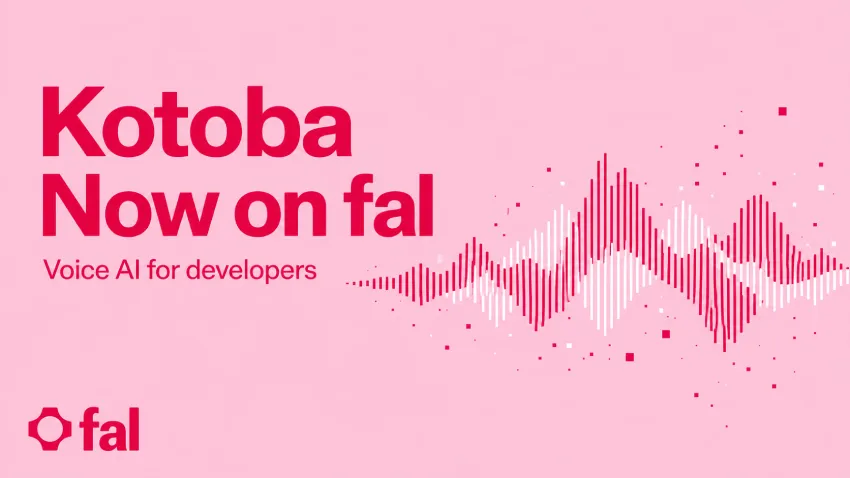 Kotoba 的语音 AI 现已在 fal 上线！