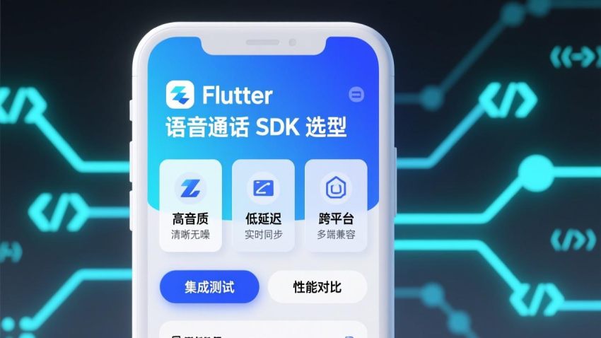 Flutter 语音通话 SDK 选型完全指南：7 家主流方案横向对比