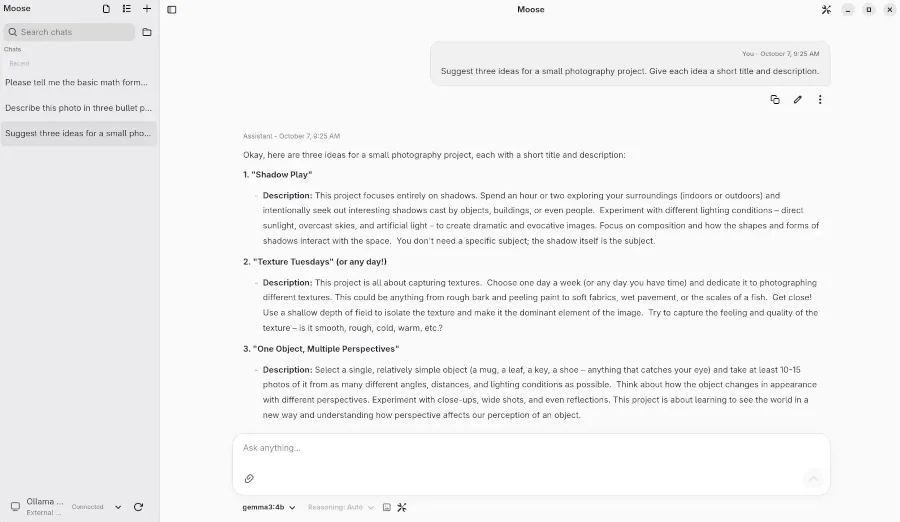 GNOME 的全新本地/云端 AI 聊天应用新增更多功能