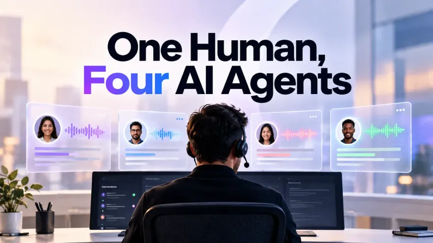 Sanas 想把联络中心座席变成 AI 监督员：一个人，四个 AI 座席