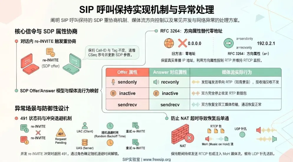 深入了解 SIP 呼叫保持实现机制